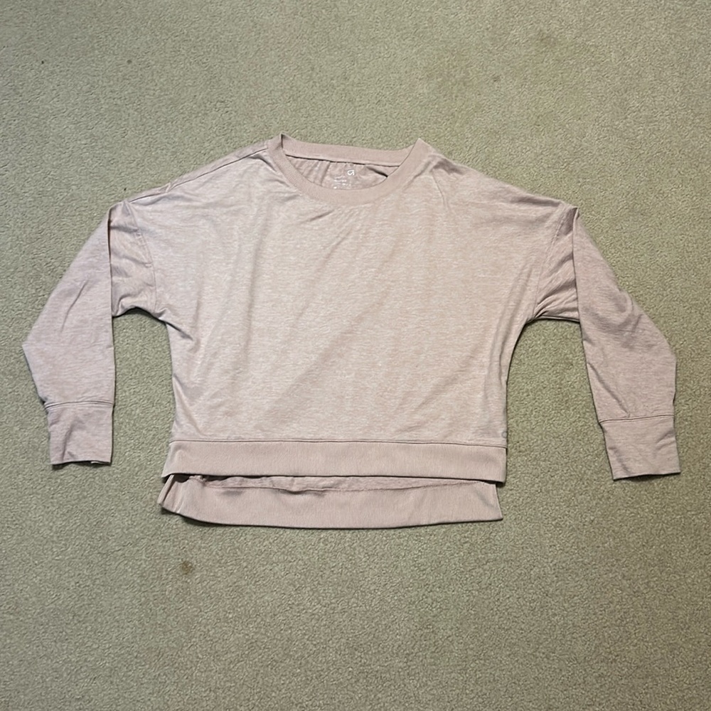 EUC high low GapFit Brushed Tech Jersey size M